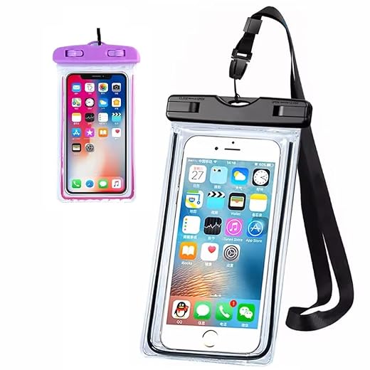 Kit 2 Capas Impermeáveis para Celular Universal