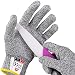 NoCry Cut Resistant Gloves with Grip Dots for Kids (8-12 years old) - High Performance Level 5 Protection, Food Grade. Free Ebook Included!