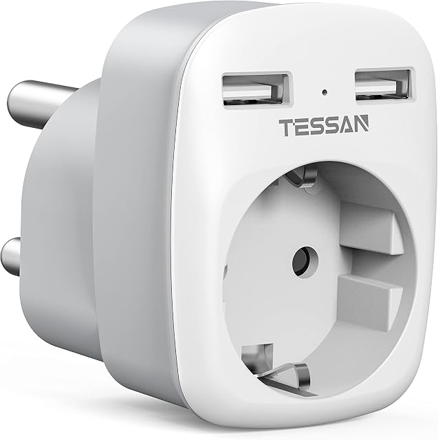 TESSAN Wtyczka podróżna Afryka Południowa Adapter