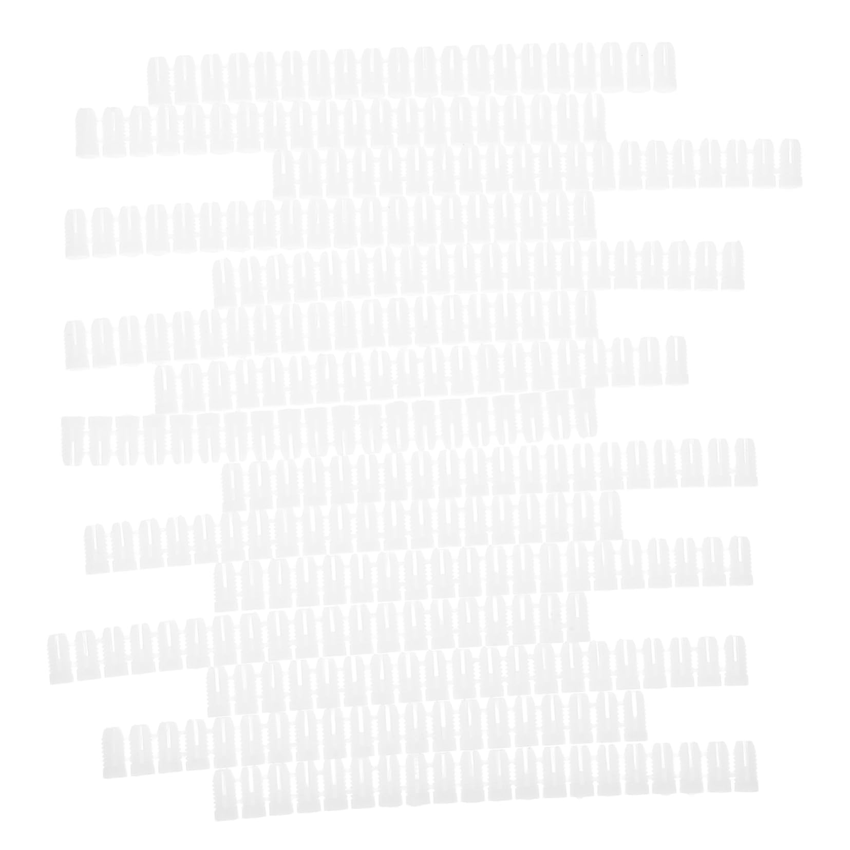 BESTYASH 300pcs Screw Expansion Tube Multi-Function Drywall Anchor Anchors for Concrete Wall Anchors for Drywall Heavy Duty Expansion Pipe for Tapping Screws Screw Anchors Plastic White