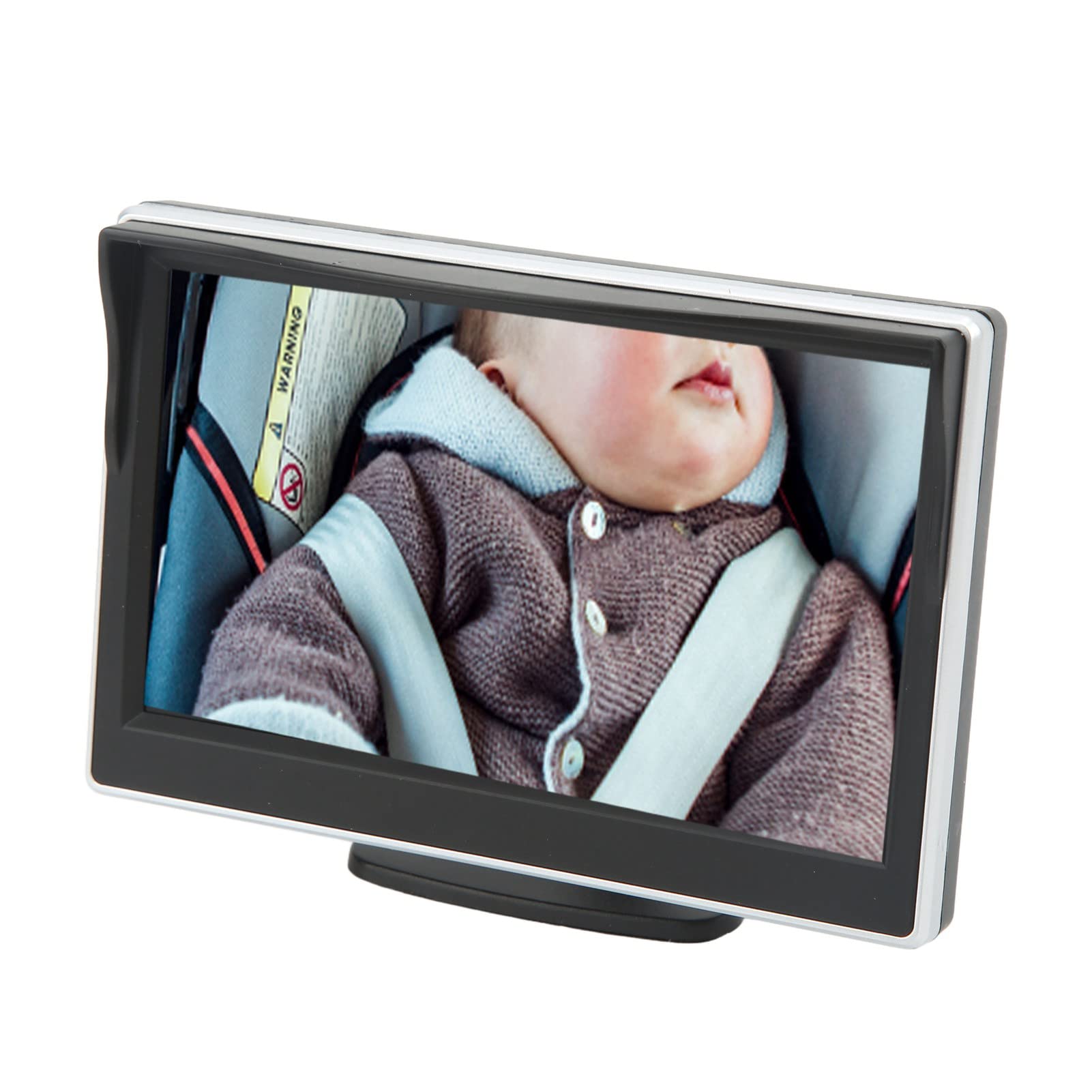 Rétroviseur bébé Torvex pour Voiture, caméra de recul 5 Pouces HD 800 RGB avec Vision Nocturne et Objectif Rotatif à 120°, pour siège arrière.