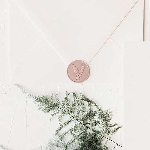 Miniatura 5 de 10 varillas de cera de sellado color gris pardo para pistola de pegamento, ideales para sellos de cera, perfectos para invitaciones de boda