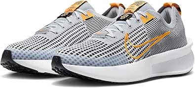 NIKE(ナイキ) インタラクト ラン Interact Run ウルフグレー/ブラック/ホワイト/レーザーオレンジ FD2291-004