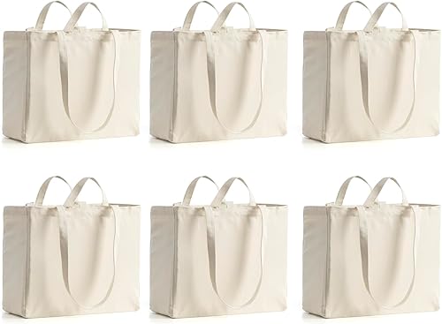 Miniatura 9 de LINICE Bolsas de compras reutilizables para comestibles, plegables y resistentes, con asas