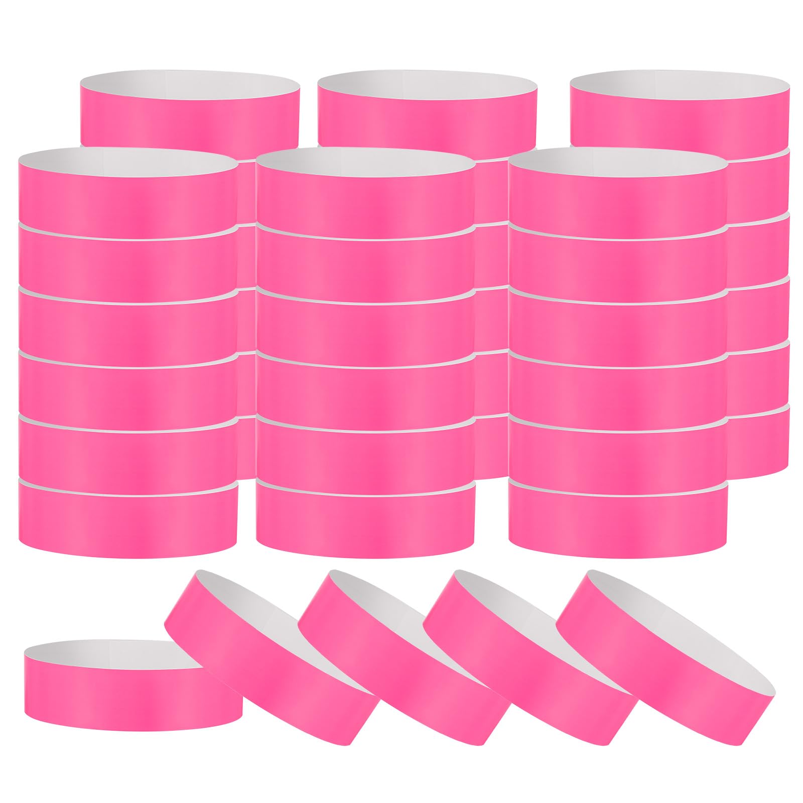PATIKIL Paper Wristbands for Events 200 Pack Neon Party Wrist Bands
