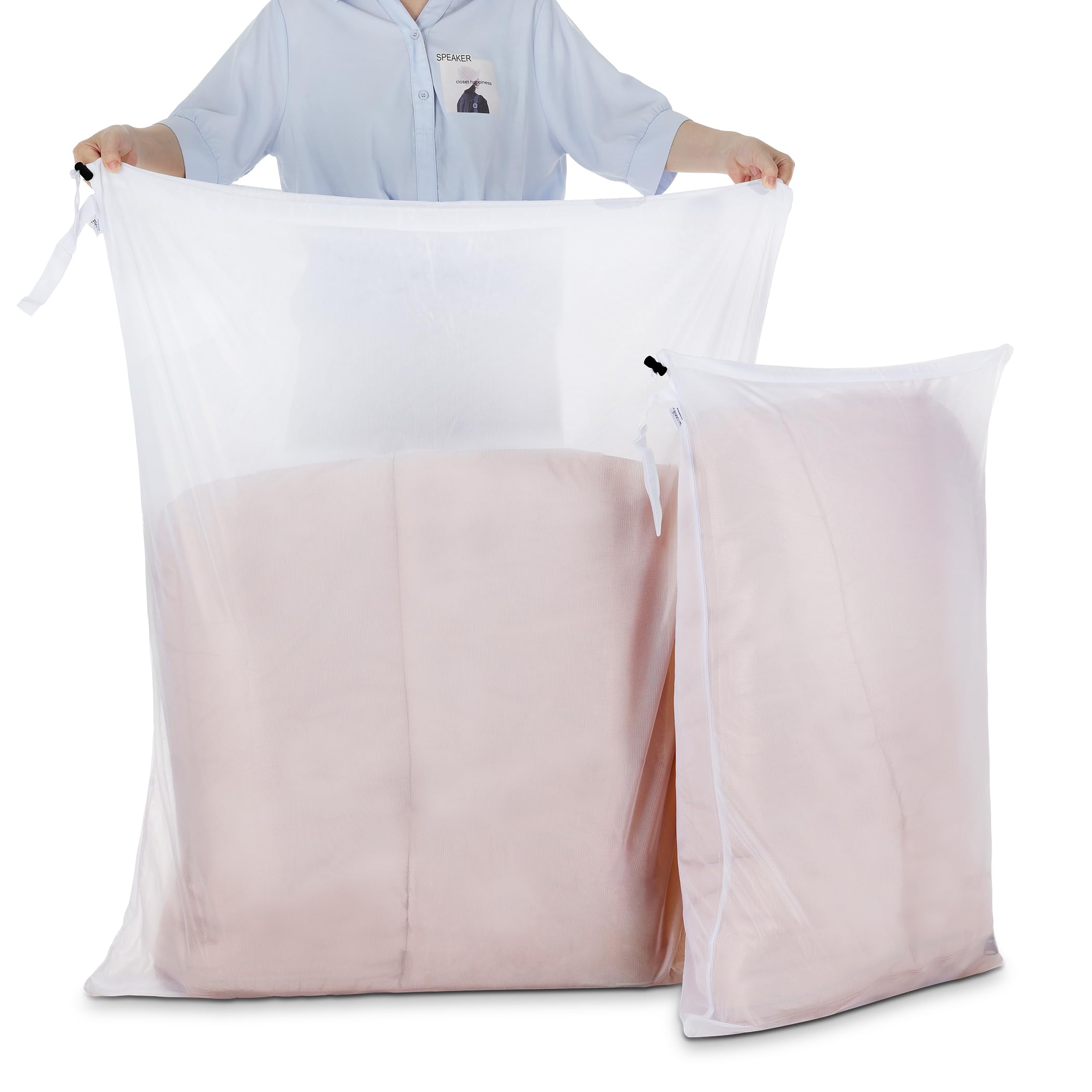 Amazon.co.jp : alasemo 洗濯ネット 大 60x90+90x110cm 布団用洗濯