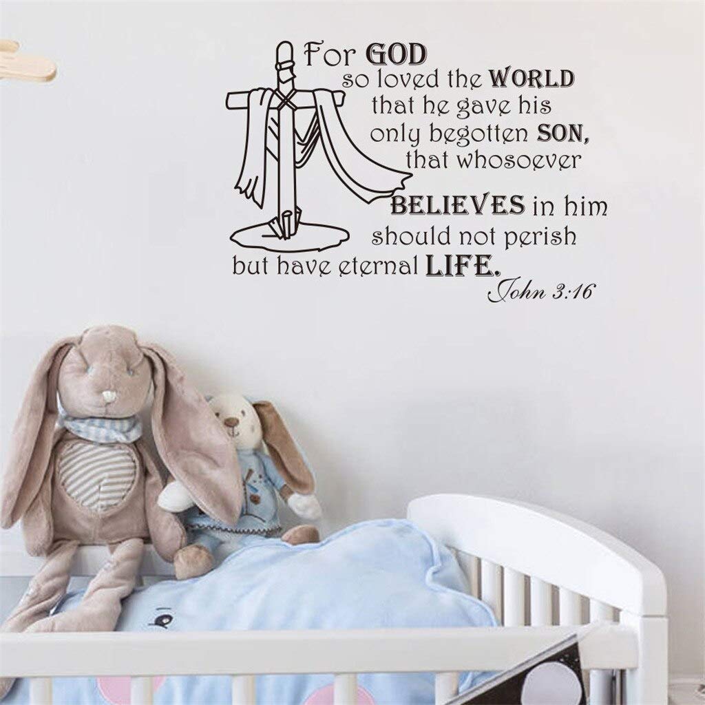 VVWV The World Truth Bible Quote God Removable Vinyl Home Decals Wall Stickers Christian Family Bless Pray Words Wall Decals L x H 57 cm x 83 cm (B08WHD827J) Amazon Price History, Amazon Price Tracker