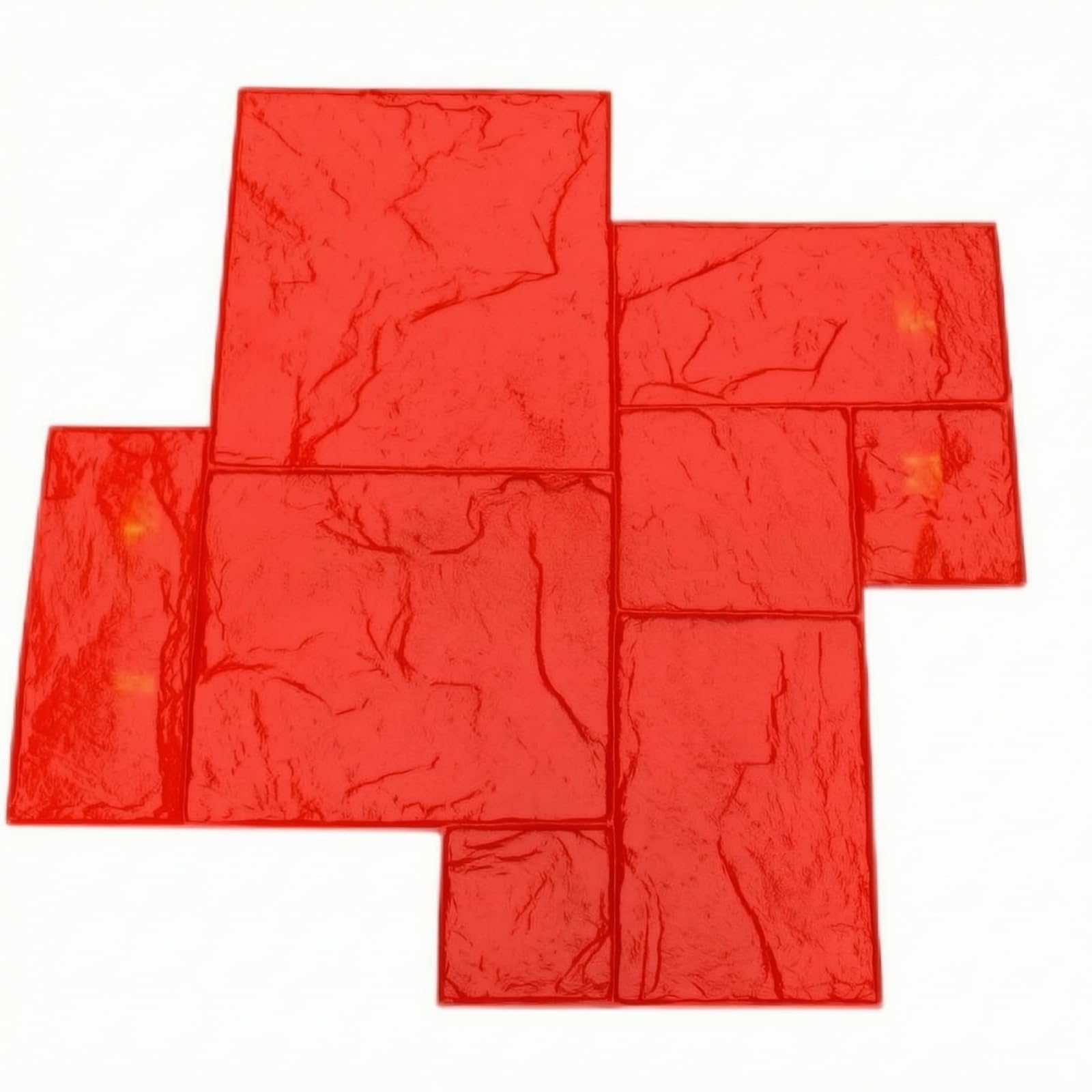 Molde para Pavimento Reutilizable, 90 X 90cm, Estilo B