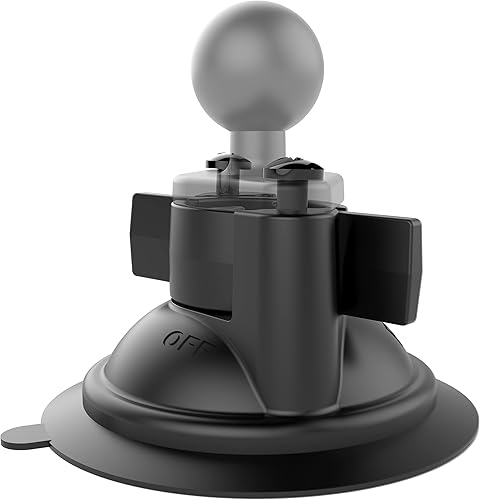 Miniatura 2 de RAM Mounts Twist-Lock Suction Cup Base RAP-224-1U Compatible with RAM B Size 1" Ball Components