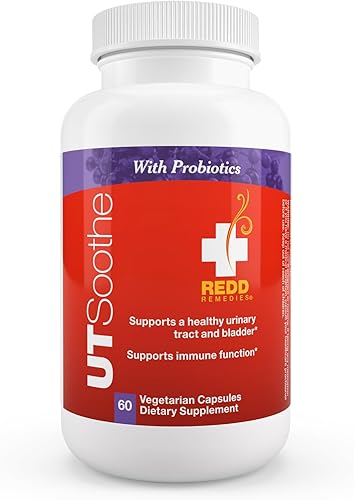 Redd Remedies, UT Soothe con probióticos, apoya la salud del tracto inmunitario y urinario, 60 cápsulas