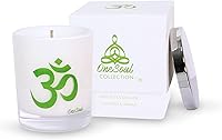 Vista 11 de Vela de aromaterapia de vainilla y lavanda, velas perfumadas florales, velas de lujo perfumadas con símbolo del cubo de Metatron, vela de soja