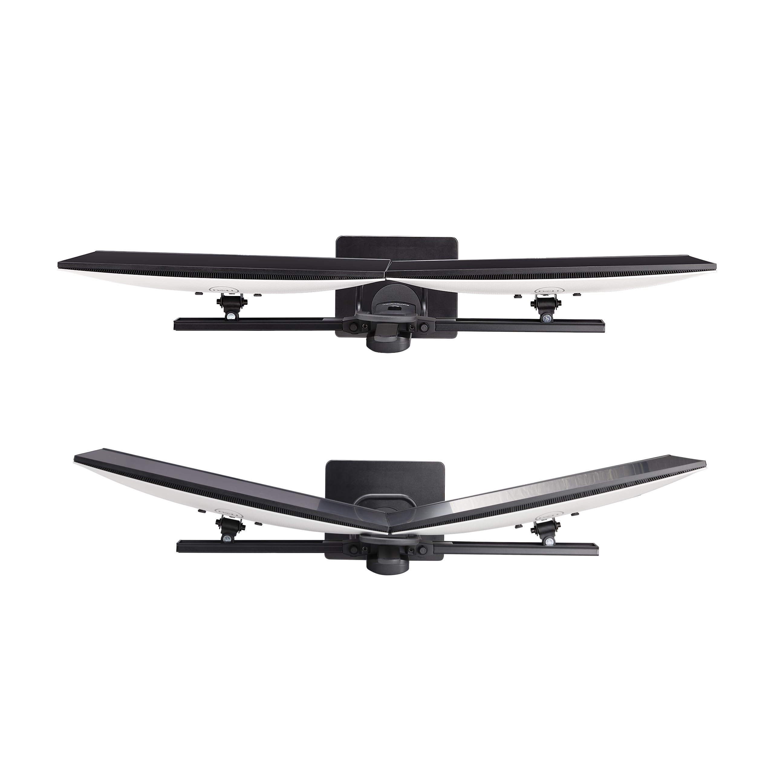 StarTech.com Soporte de Escritorio de Travesaño para Dos Monitores de 27" - Carga 12kg - Soporte VESA 75x75/100x100 Ajustable