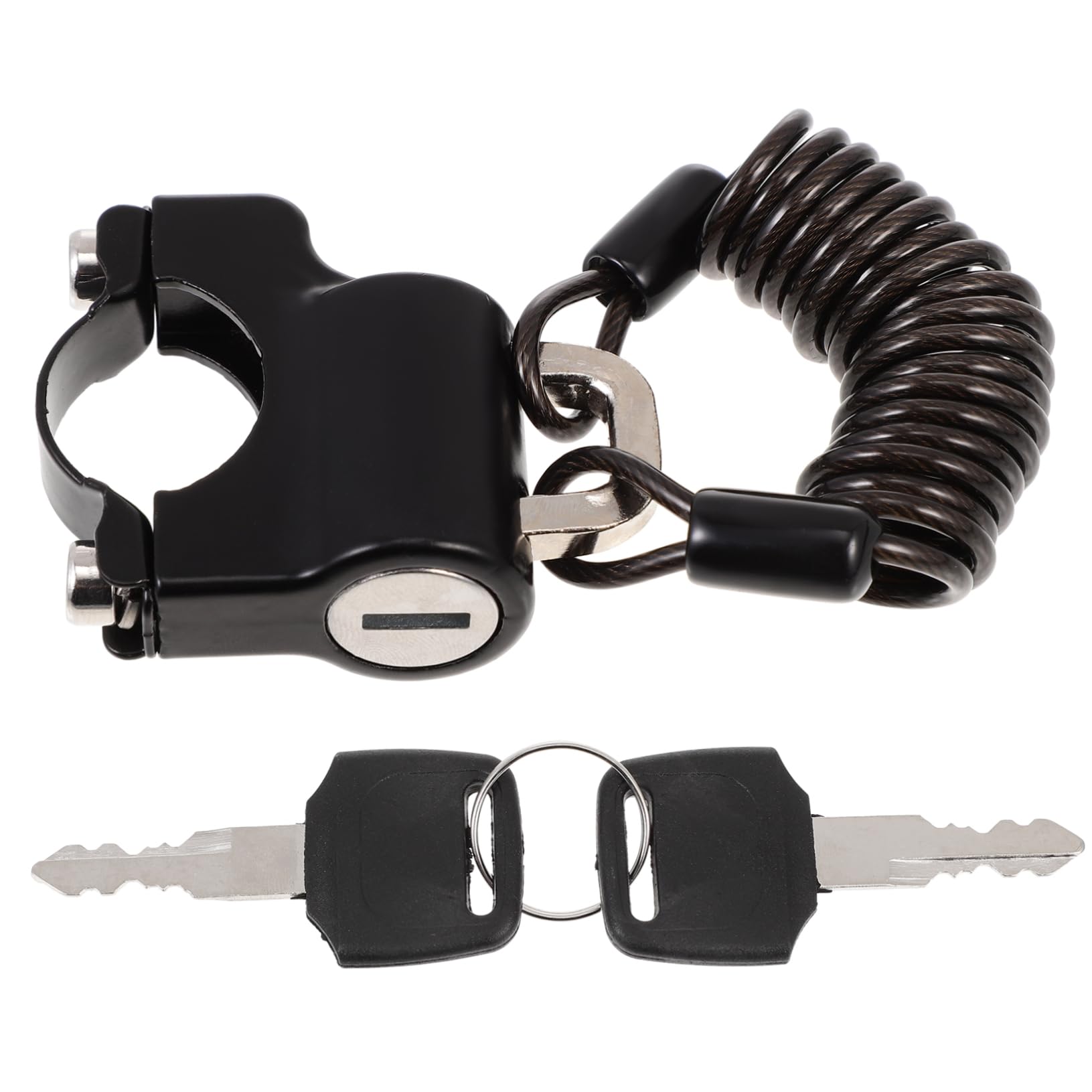 Candado para casco de motocicleta IMIKEYA con cable extensible para manillares 8