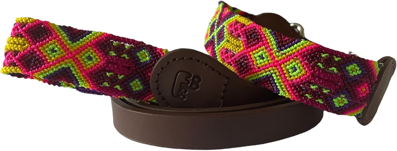 Handmade Leather Dog Harnesses and Lashes Combo for Small Pets - Size CS08