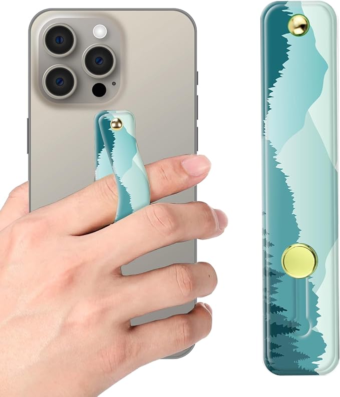 Roadcraft Receives Free Demo and New DLC 10 61duvwa6a8L. AC SX679 Phone Finger Strap Holder, Portable Phone Grip Loop, Telescopic Silicone Phone Stand, Compatible with Most Smartphones (Green Mountain Forest)