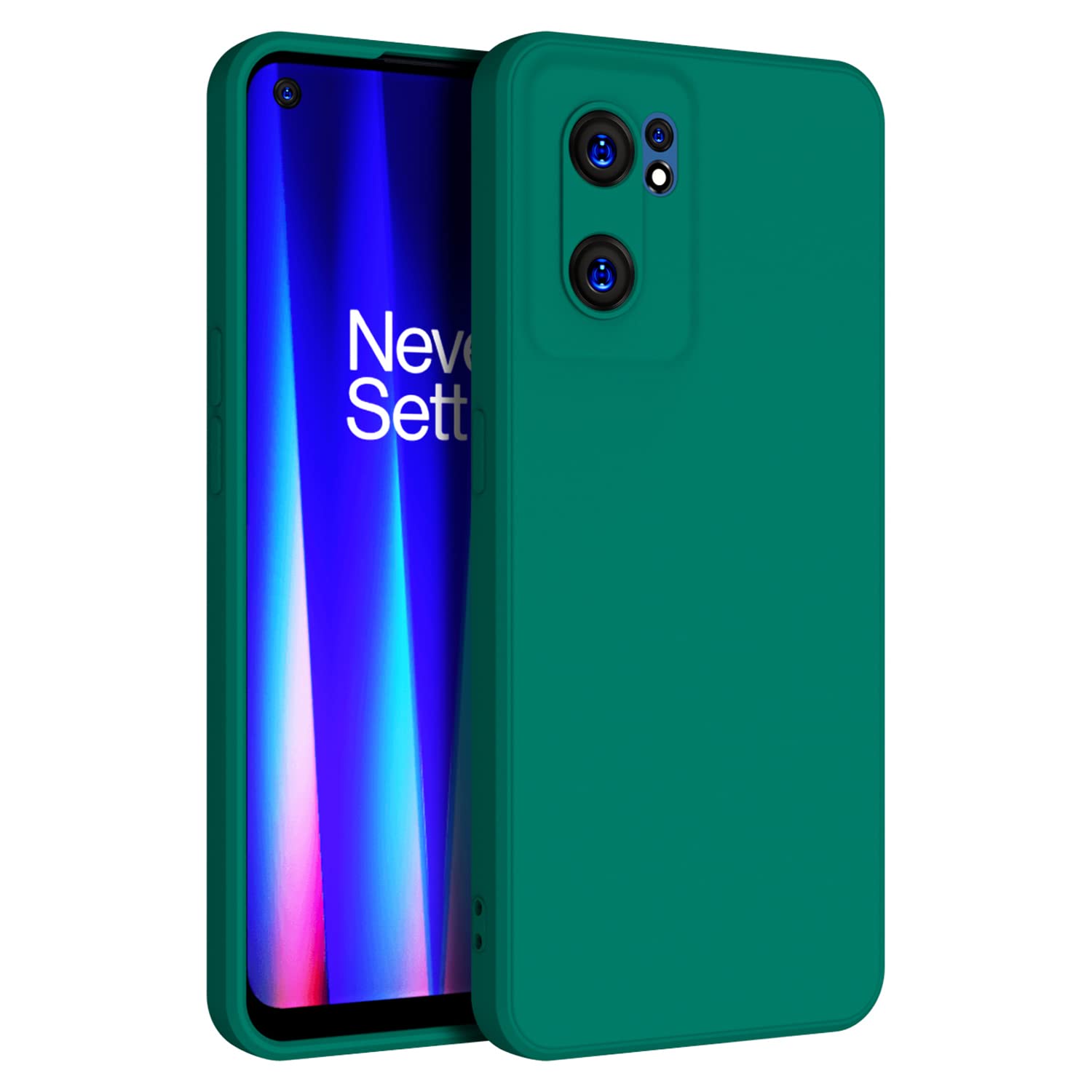 Kapa Matte Lens Protective Shockproof Flexible Back Cover for OnePlus Nord CE 2, Slim Silicone with Soft Lining Shockproof Flexible Full Body Bumper Case (Green) (B0B2RK51RY) Amazon Price History, Amazon Price Tracker