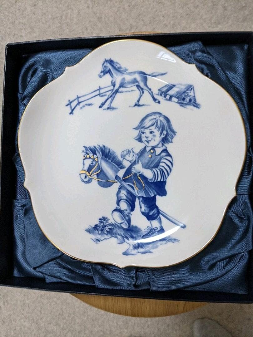 MEISSEN - 【Meissen】マイセン 2002年 メモリアルプレート _ 置物 オブジェ マイセン Meissen 2002年 メモリアルプレート 置物 オブジェ