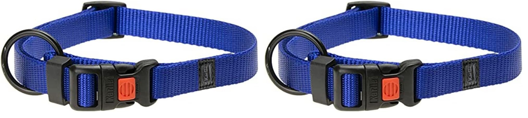 Karlie Kilitli Boyun Tasması Mavi 40-55x2 cm (2 paketi)