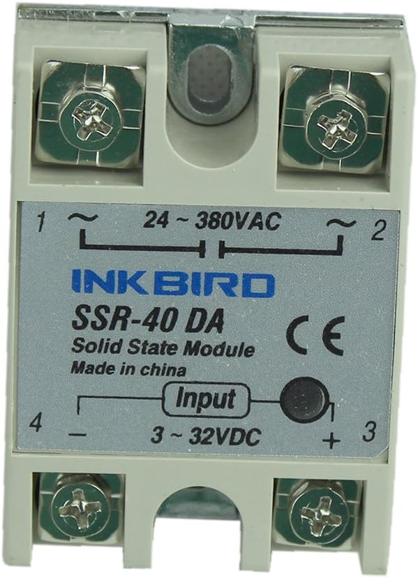 Inkbird ITC-106VH PID Temperature Thermostat Controllers F and C 100 to 240ACV K Sensor 40DA SSR Solid State Relay for Sous Vide Home Brewing