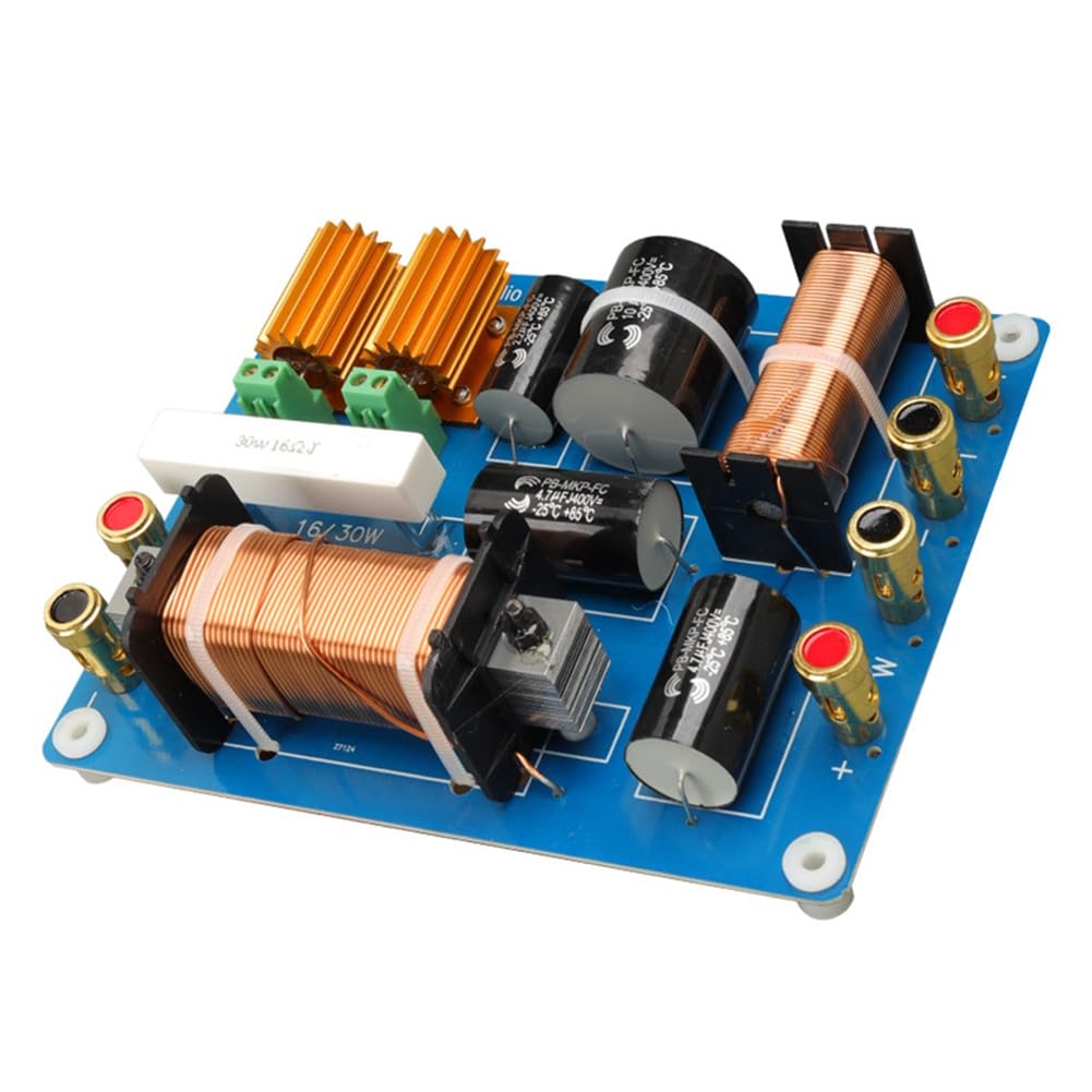 Divisore di Frequenza Professionale Crossover per Altoparlanti A Due Vie da 1500 W per Prestazioni Palco Singolo per Altoparlante Singolo da 15 Pollici e 18 Pollici