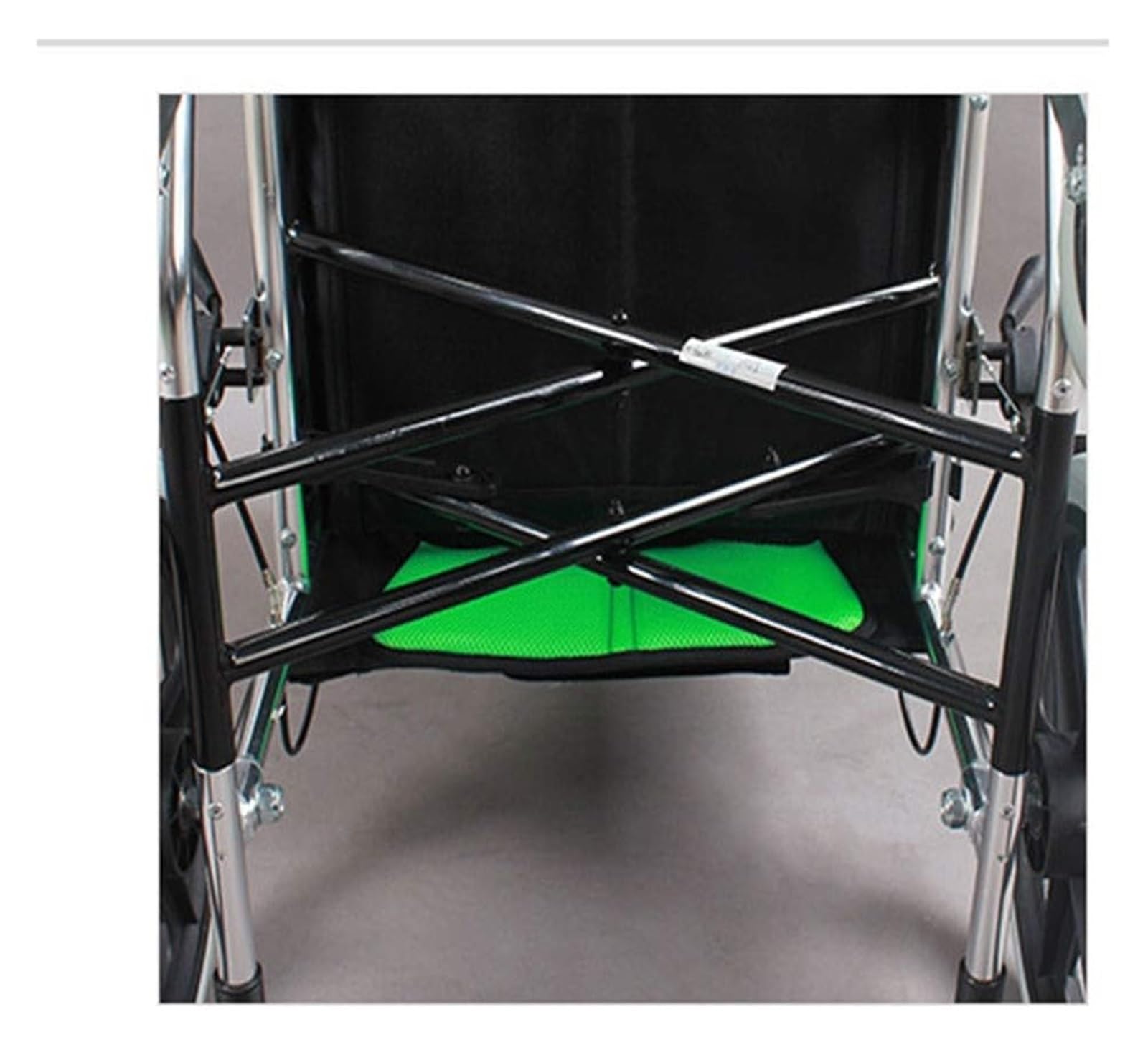 Carrozzine Pieghevoli Carrozzina Pieghevole Cuscino in Spugna Piccola rampa per Scooter Pieghevole in Lega di Alluminio per disabili Freno di Sicurezza Carrelli a Spinta