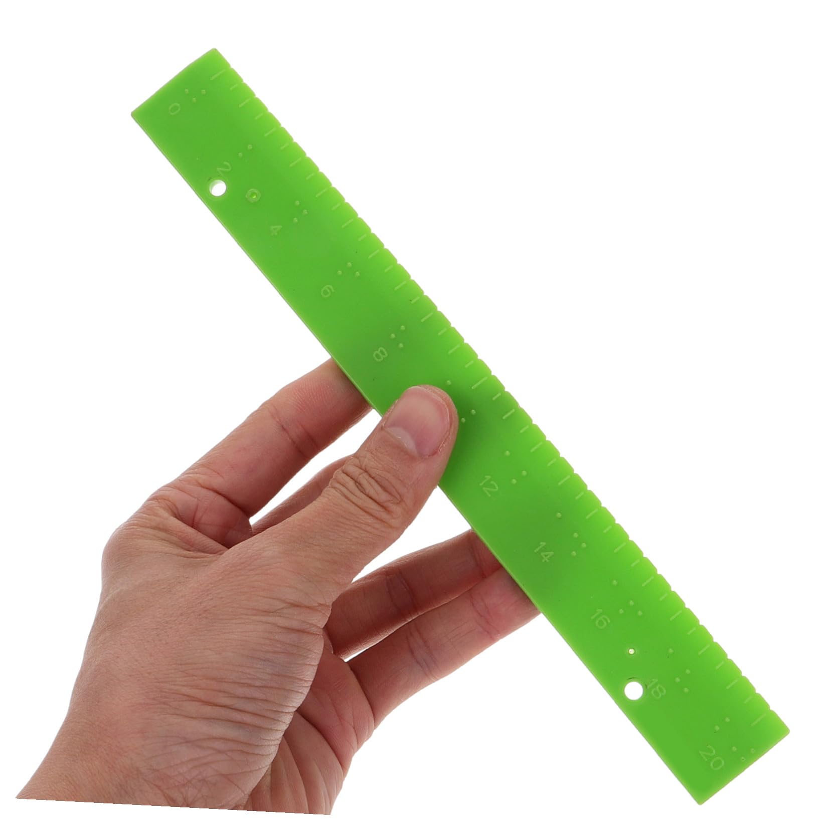 ERINGOGO 3 Pezzi Righello Braille Tattile per Apprendimento Strumento Didattico per Non Vedenti Accessorio Pratico e Resistente per Uso Scolastico