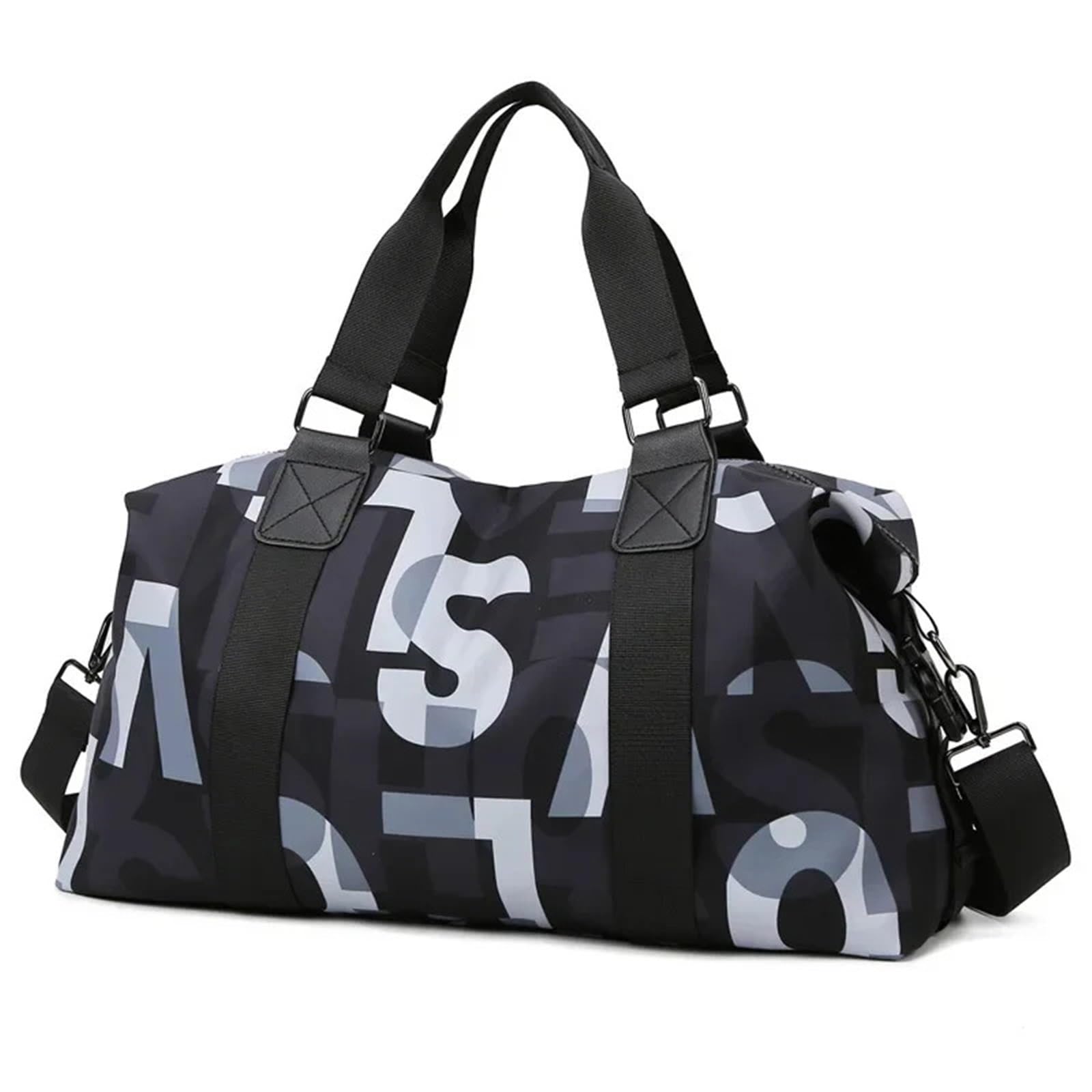Borsa da Viaggio Portatile da Donna, Leggera, Grande capacità, Borsa Sportiva e Fitness, Borsa Impermeabile in Tessuto Oxford, Borsa da Viaggio per Viaggi o Fitness(06)