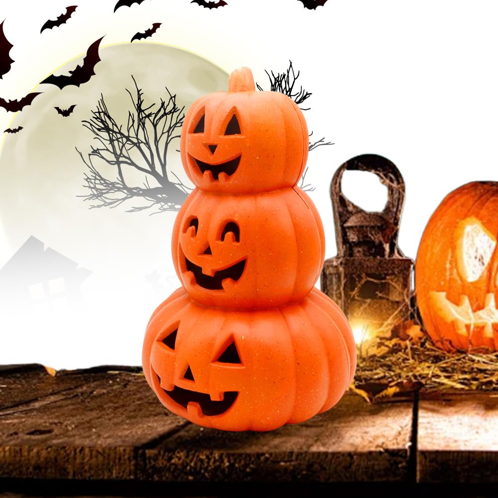 Jack O Lantern Light Up Pumpkin 3 poziomy, latarnia LED