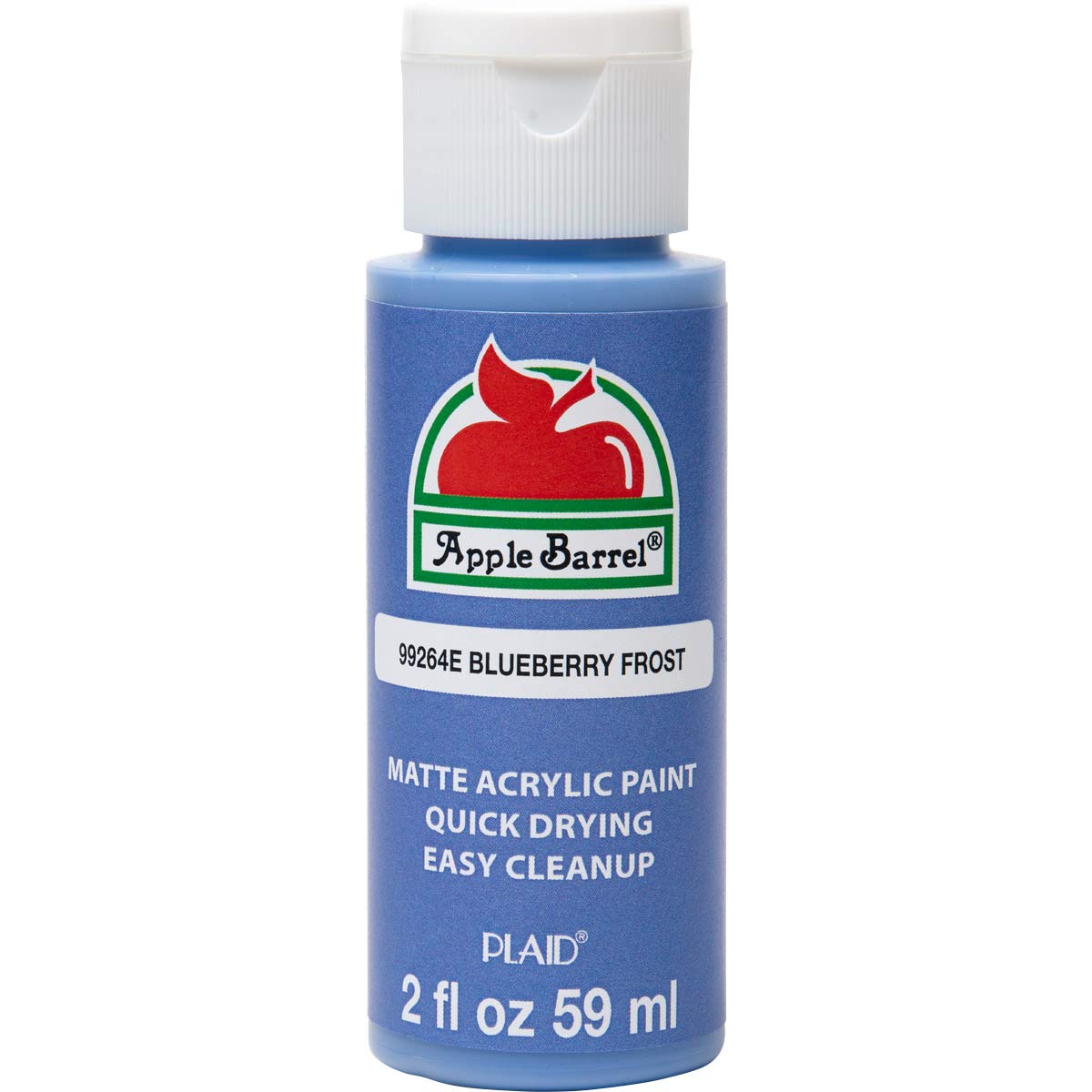 Apple Barrel Acrylic Paint, Blueberry Frost, 2 fl oz (59 ml) | Non-Toxic Craft Paint for Beginners - main product image