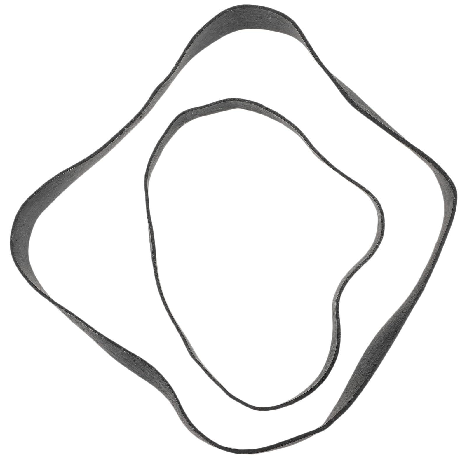 1 Satz Breite und Dicke Schwarze Gummibänder aus Gummi Hochbelastbar UV Beständig und Kältefest für Outdoor und Hiking Survival Ausrüstung