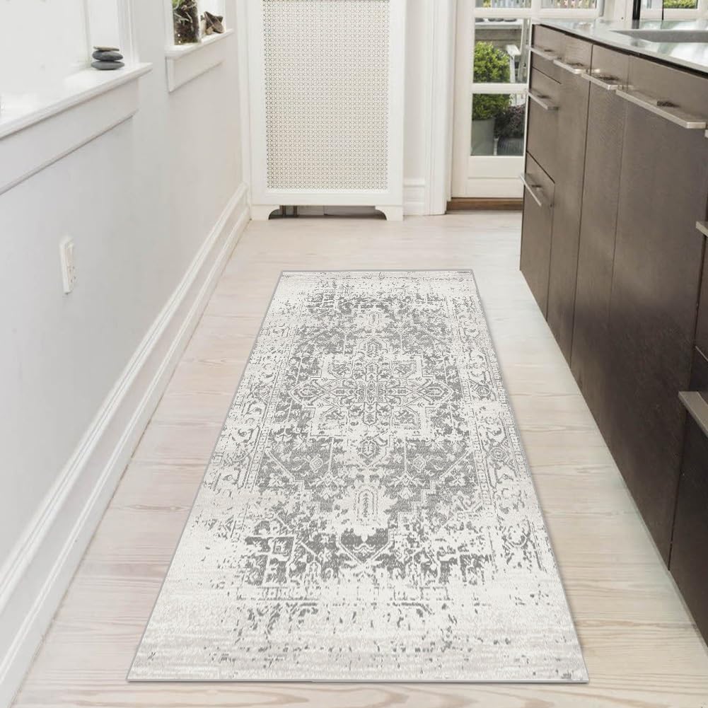 Teppich Läufer Flur Küche Schlafzimmer Teppich Waschbar 60x200cm