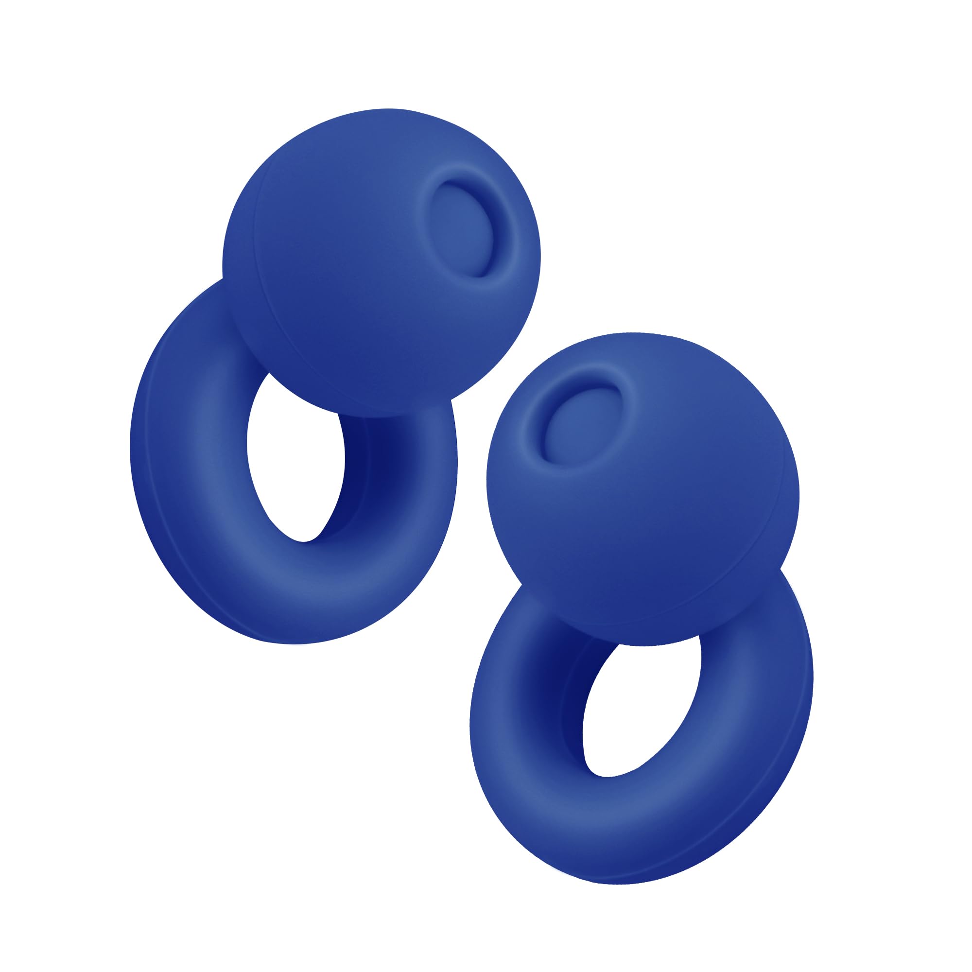 Tapones para los oídos: reutilizables, mejoran el descanso, lavables, de silicona, para viajar, centrarse en el aprendizaje y mejorar la duración del sueño profundo (azul, talla única)