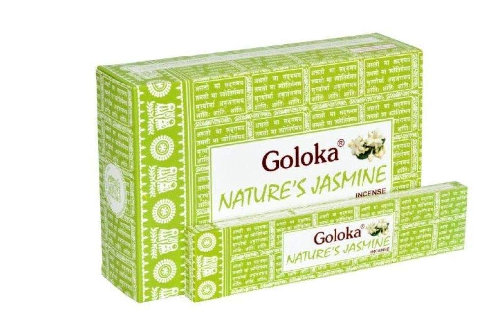 Jasmine Goloka Nature's Incense Sticks 15g