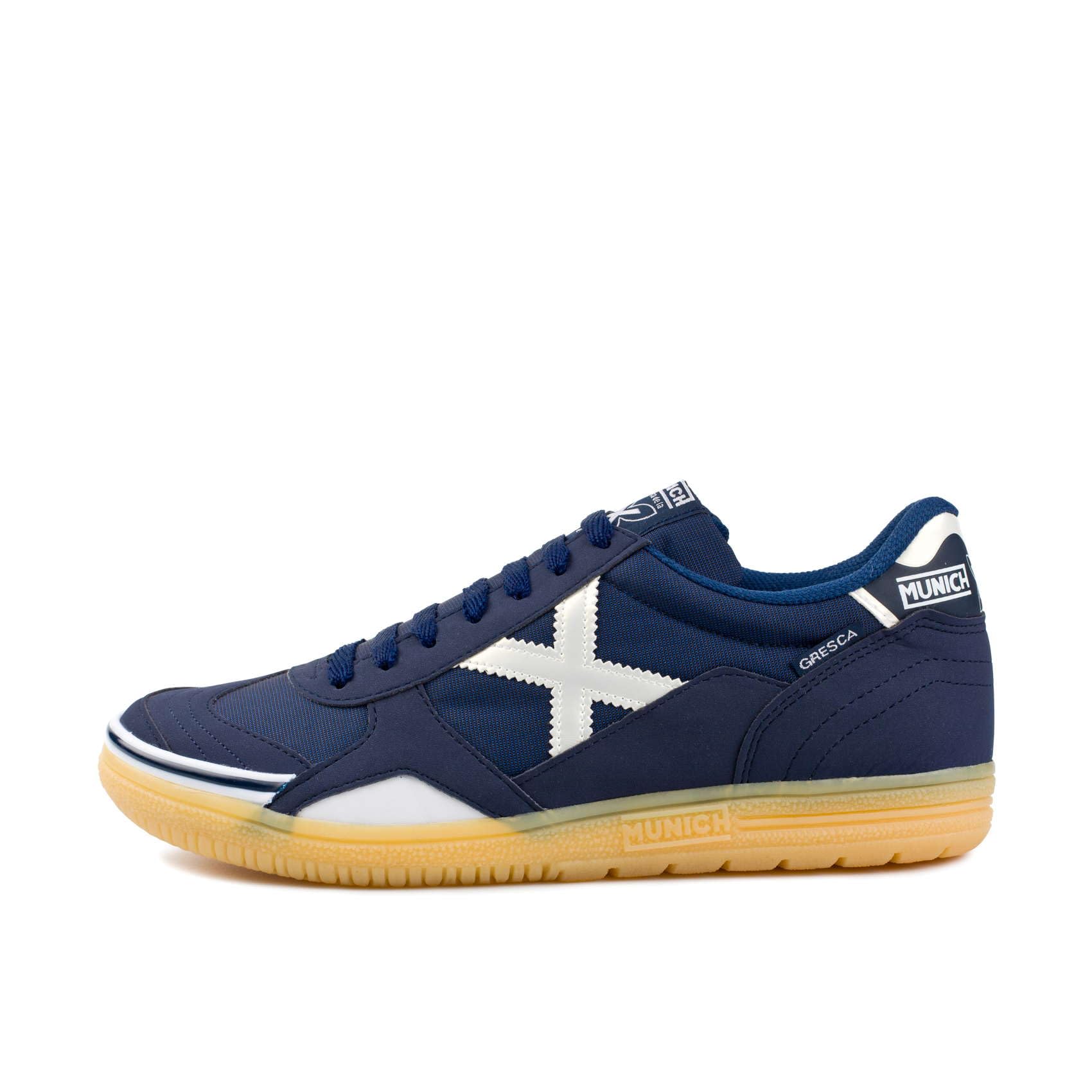 Munich Unisex Adult Gresca Low-Top Sneakers, Navy Blue, 9 UK