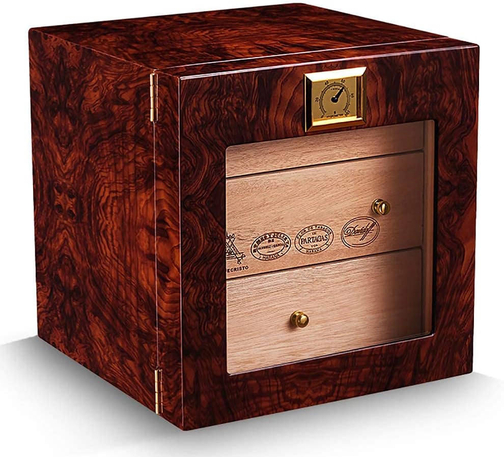 MUHARA The for The, Well Design Handmade Cigar Humidor