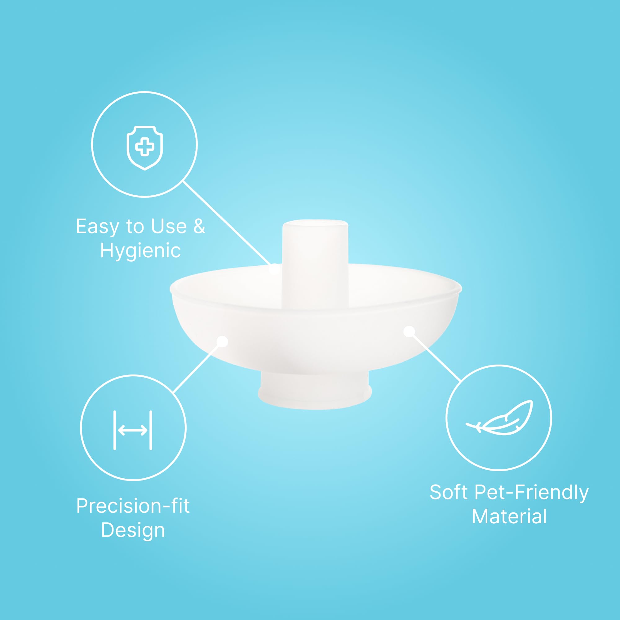 Whisper Pet Ear Pieces Ear Dryer | Remove Water, Dog Ear Infection Treatment, Dog Ear Cleaner, Alternative to Dog Ear Wipes | Dog Yeast Infection Treatment for Dogs | Zymox Ear Solution for Dogs - image 8