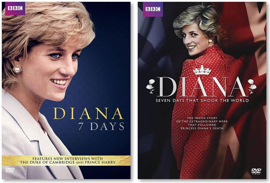 The Life & Legacy of Princess Diana 2-Volume BBC DVD Collection Diana 7 Days Diana Seven Days that Shook the World British Royalty Documentary