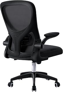 OPPODREAM Office Chair Ergonomic Desk Chair, Comfy Computer Chair, Desk Chairs for Home Office, Breathable Mesh Office Chair, Reclining Office Chair, Rolling Swivel Chair with Wheels, Adjustable Black