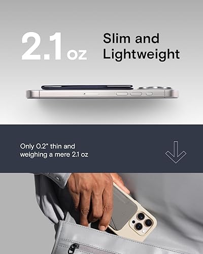 Miniatura 2 de MOFT Soporte magnético para cartera compatible con iPhone serie 171615141312, ajuste de ángulo y soporte de teléfono compatible con MOVAS de