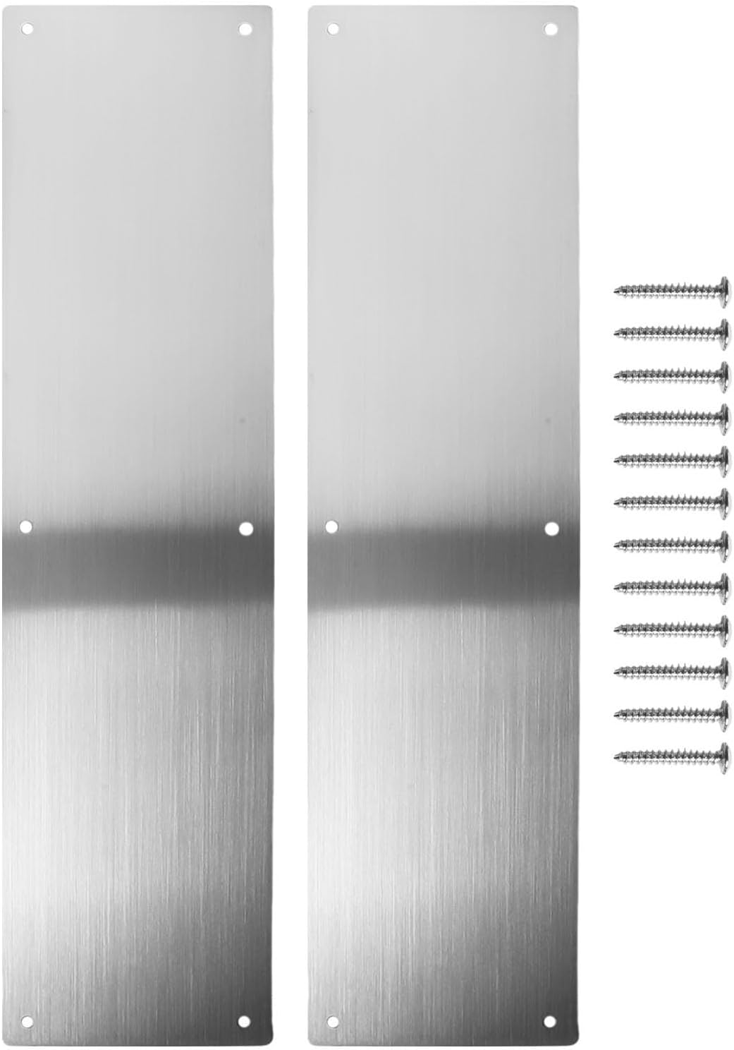 Door Kick Plates 16 Inch Stainless Steel Protectors Prevent Damage and Enhance Your Door's Aesthetic