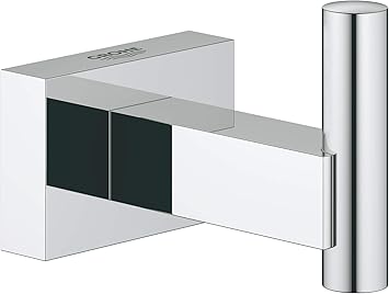 Grohe Essentials Cube - Colgador de albornoz, fijación ...