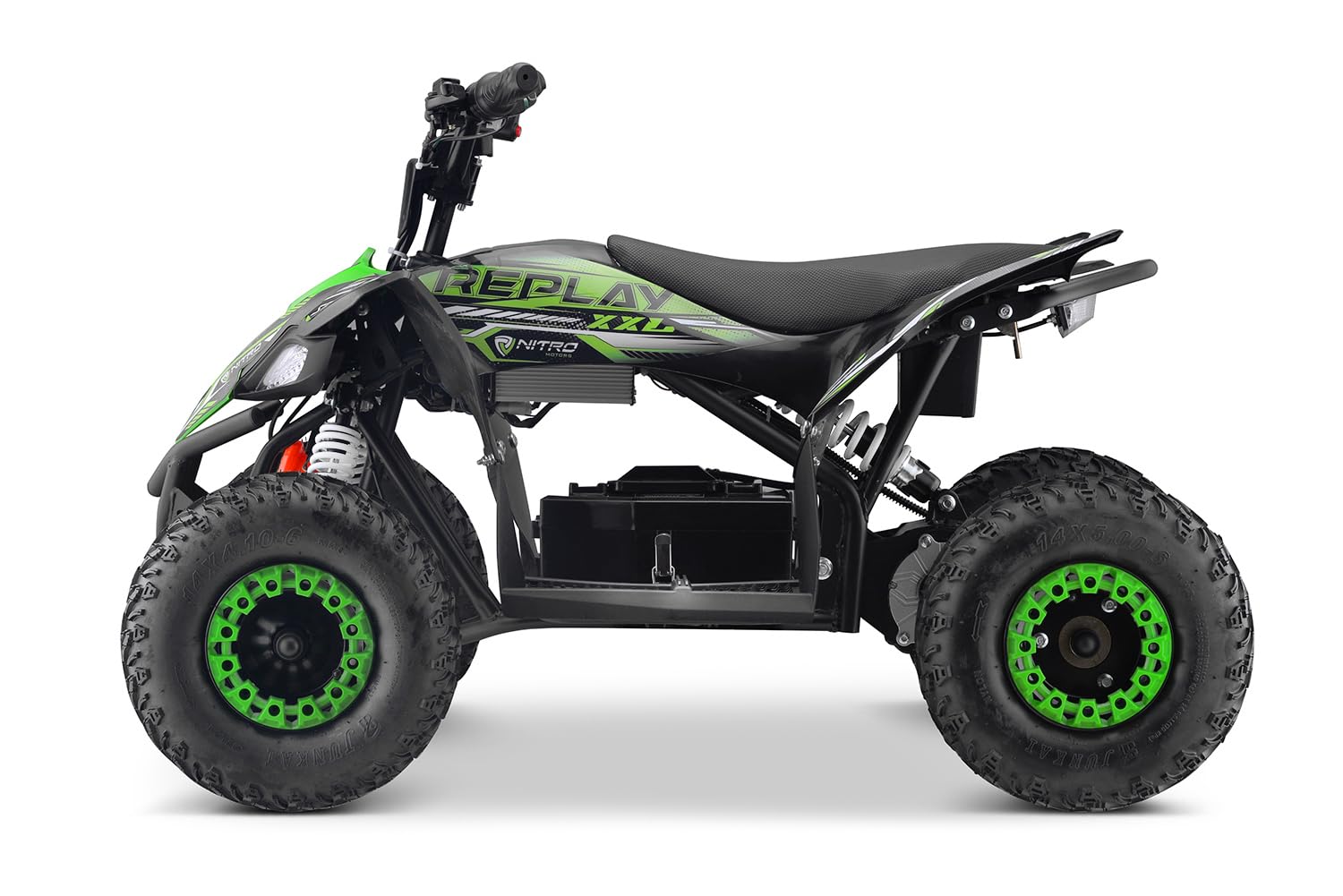 Nitro Motors 1500W Eco midi Kinder Quad Replay DLX 6', Farbe:Grün