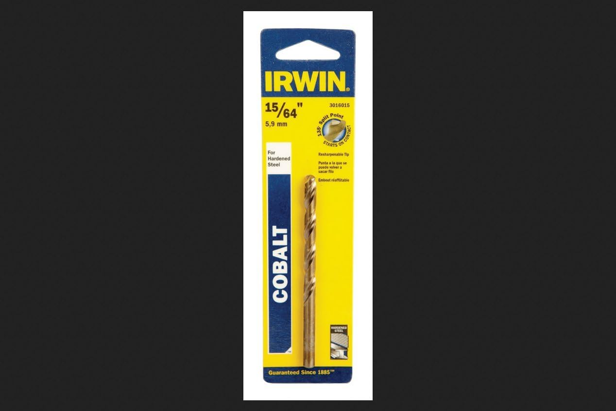 Irwin 3016015 15/64" X 3-7/8" Cobalt Drill Bit