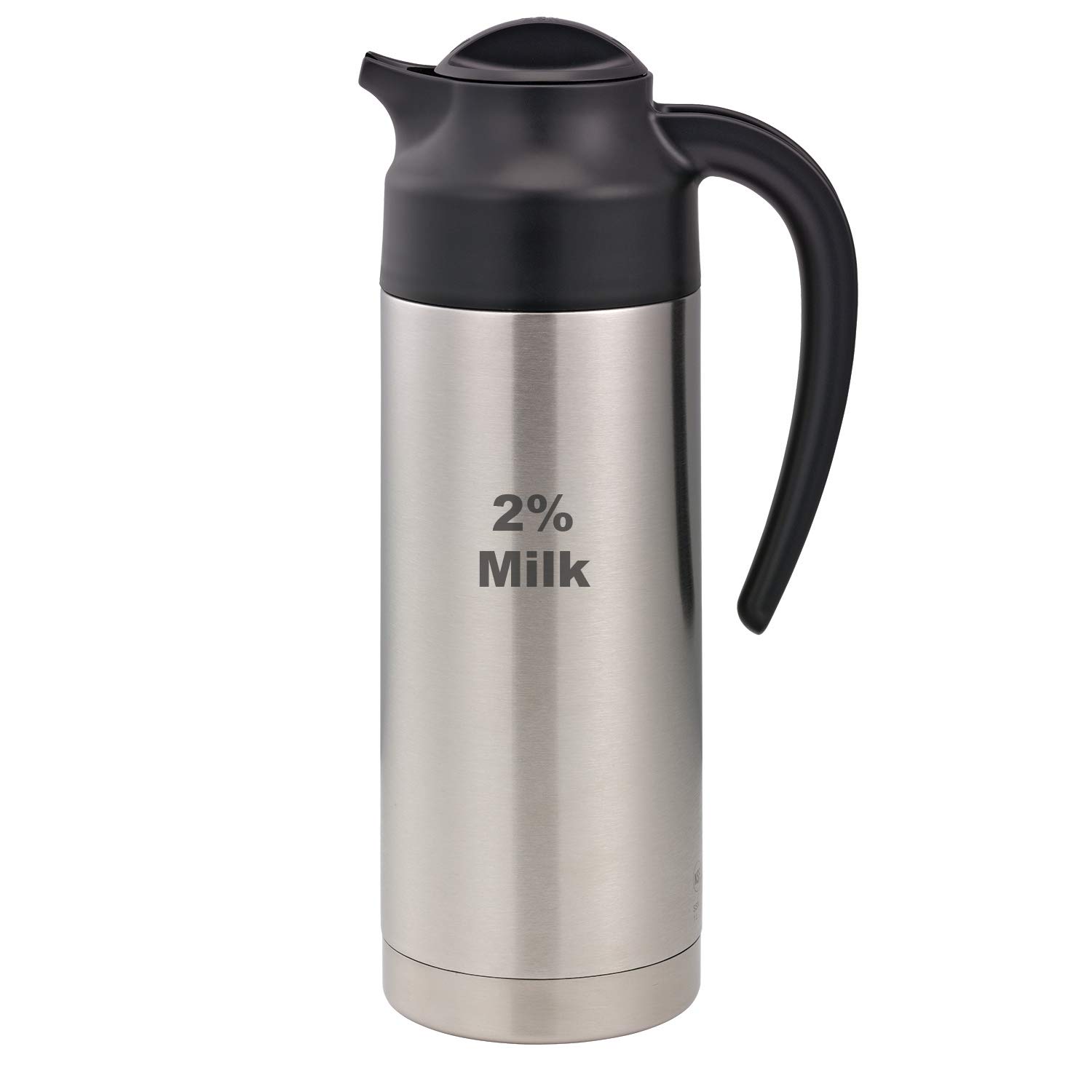 Service Ideas S2SN1002% ET Steelvac Carafe, NSF, 2% Milk