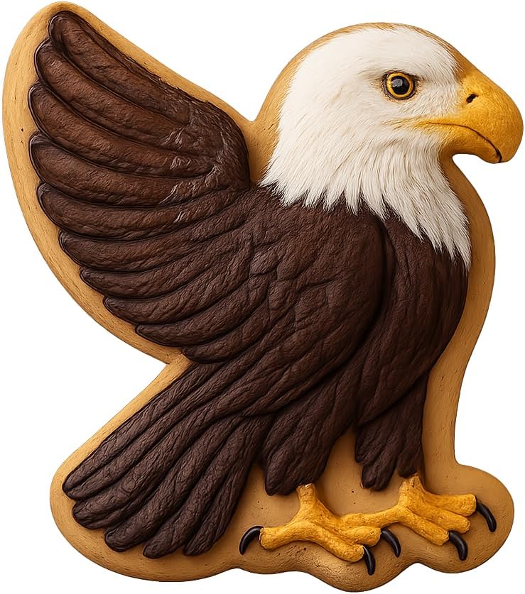 Majestic Eagle 412 Cookie Cutter - 4x3.2" Premium Baking Design image 5