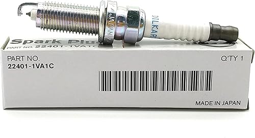 Miniatura 4 de Bujías automotrices 4 PCS 22401-1VA1C DILKAR7D11H Dual Iridium Spark Plug Compatible con Nissan Rogue 2.0L 2017 X-TRAIL Compatible con QASHQAI 22401