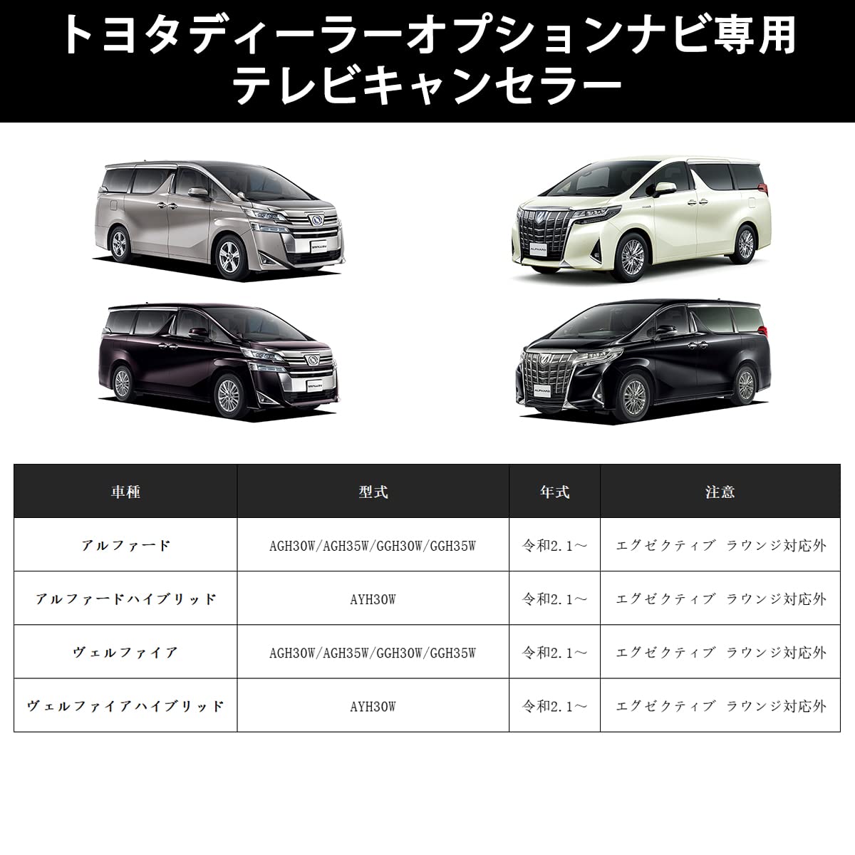 Amazon | OTORAM互換/交換可能なトヨタアルファード/ヴェルファイア TV