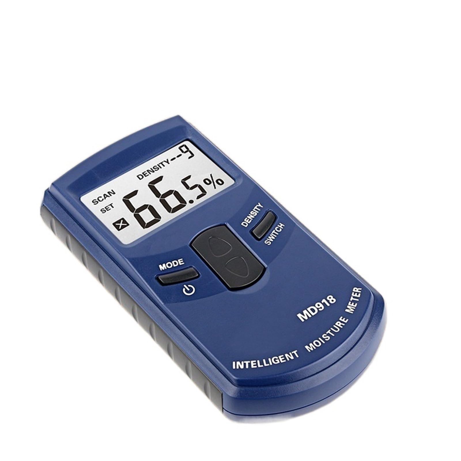 Induktives Hygrometer, Holzfeuchtigkeitsdetektor, digitaler Feuchtigkeitsmesser for Holz, 4–80% MD918 (1 Stück) Einfache Bedienung