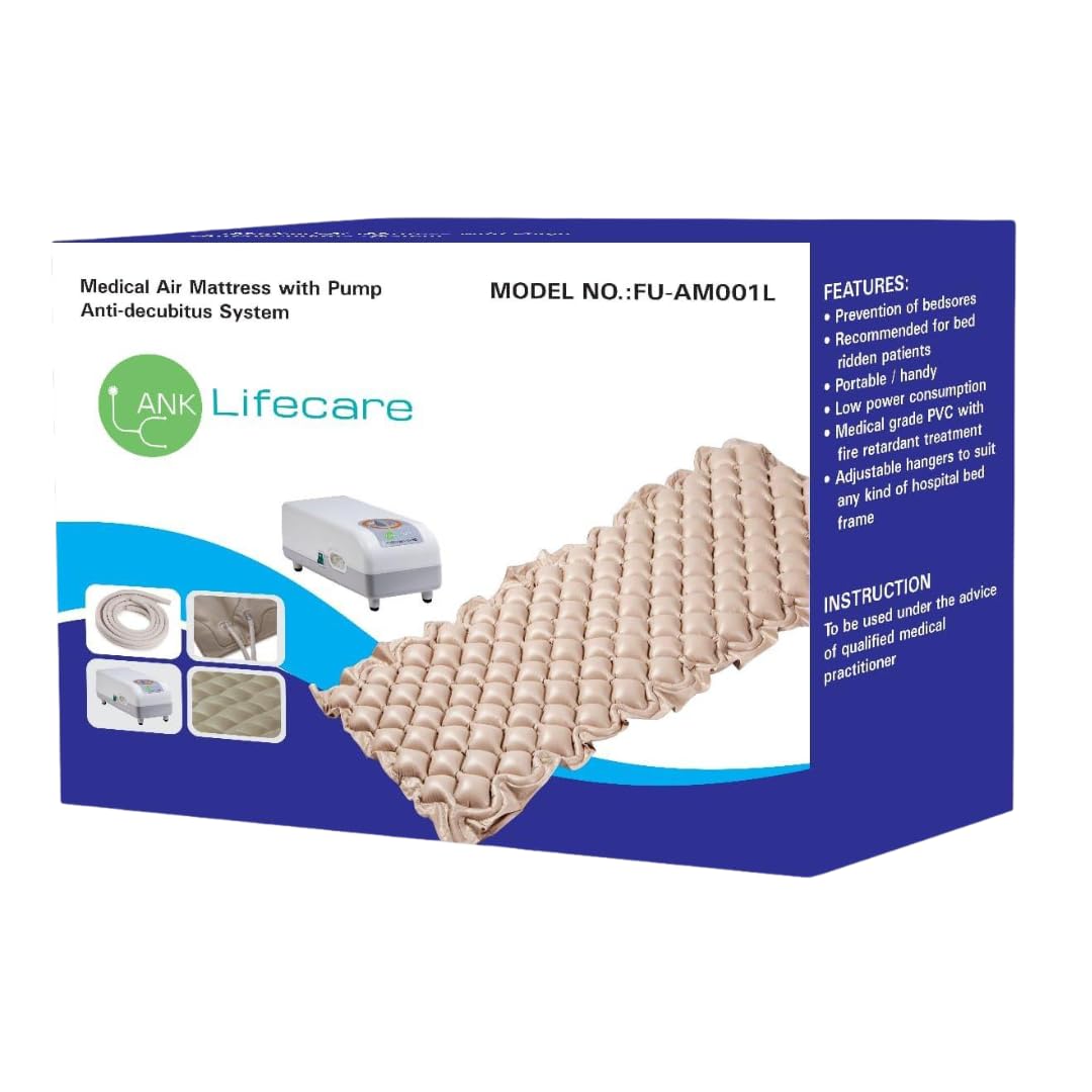 ank lifecare we care about your feelings ANK Life Care Anti-Decubitus Air Bed for Bedridden Patients – Pressure Relief Mattress with Pump | Medical Air Mattress for Bed Sores | Waterproof, Durable & Easy to Use | Hospital & Home Use-picture-51