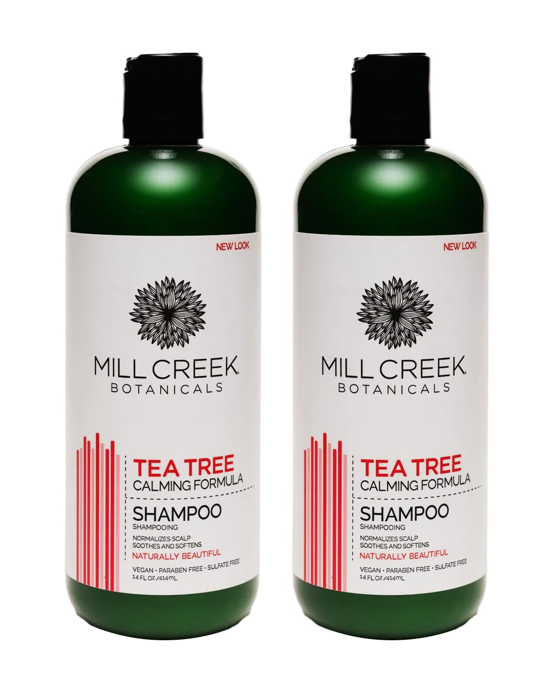 Botanicals Tea Tree Shampoo 14 oz - 2 pack